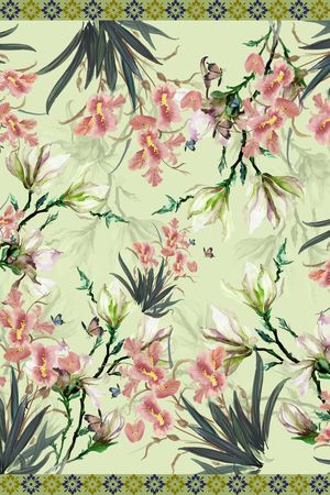 方巾印花华亿平台图片