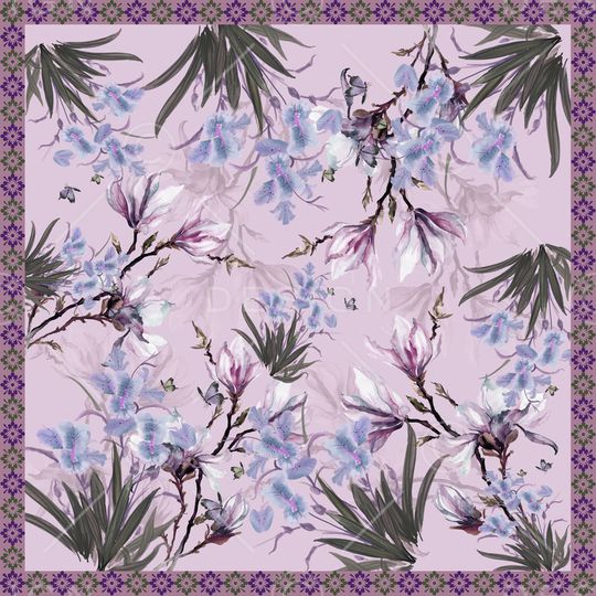 方巾印花华亿平台图片