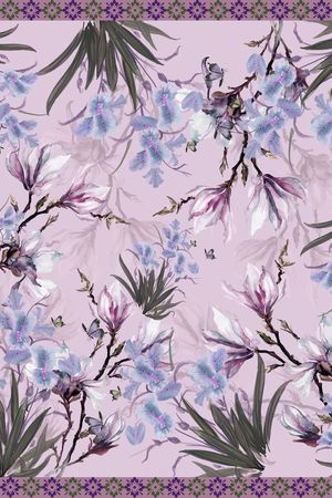 方巾印花华亿平台图片