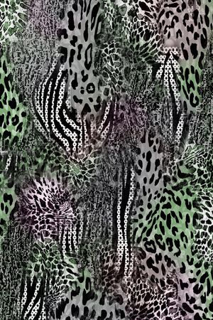 动物纹印花华亿平台图片