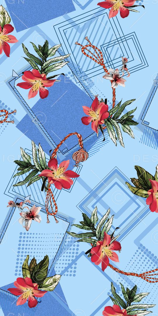 几何印花华亿平台图片