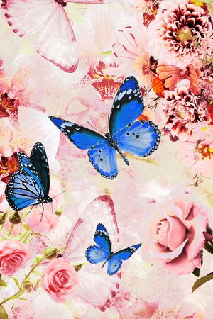 玫瑰花印花华亿平台图片