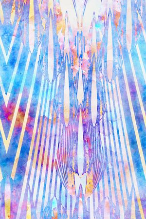 几何印花华亿平台图片