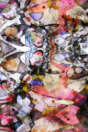 水彩印花华亿平台图片