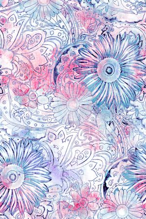 水彩印花华亿平台图片