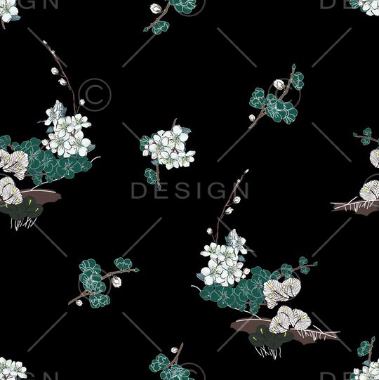 手绘印花华亿平台图片