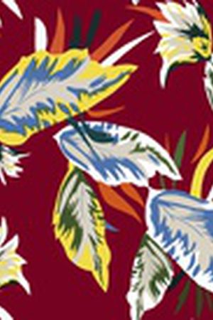 绿植树叶印花华亿平台图片