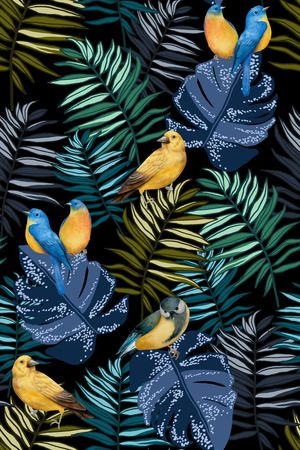 花鸟印花华亿平台图片