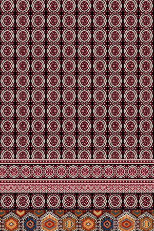 复古印花华亿平台图片