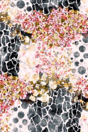 抽象印花华亿平台图片