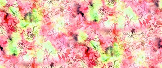 水彩印花华亿平台图片