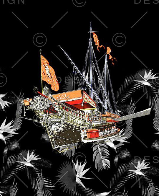 定位花印花华亿平台图片