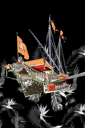 定位花印花华亿平台图片