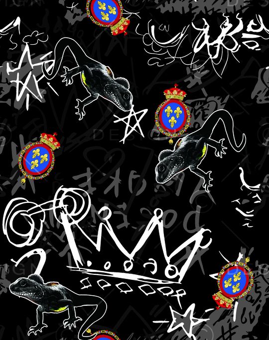 卡通动物印花华亿平台图片