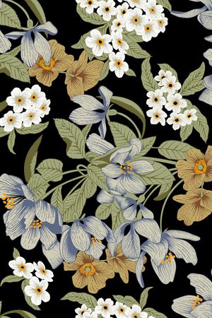 复古印花华亿平台图片