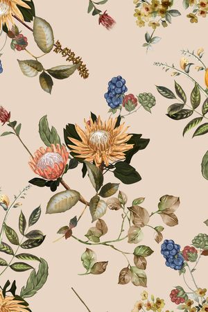 复古印花华亿平台图片