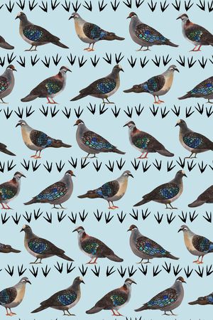 卡通动物印花华亿平台图片