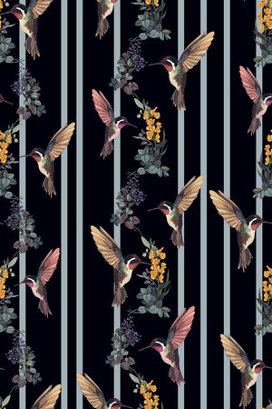 动物花卉印花华亿平台图片