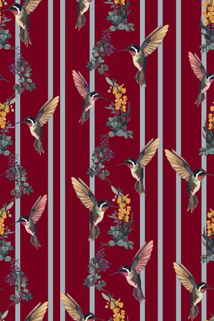 动物花卉印花华亿平台图片