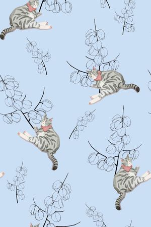 动物花卉印花华亿平台图片