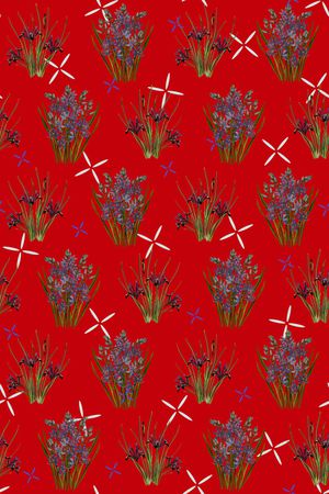 复古印花华亿平台图片