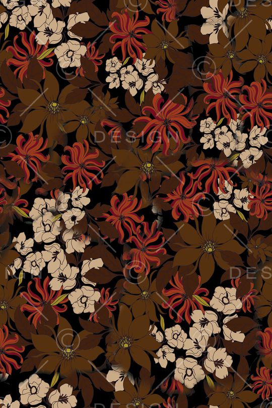 菊花印花华亿平台图片