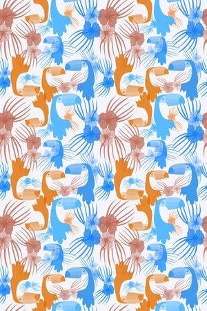 植物印花华亿平台图片