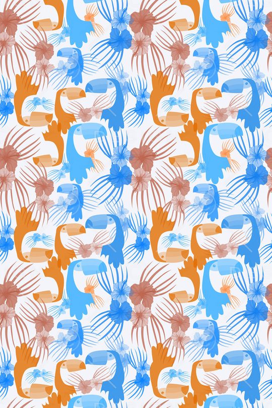 植物印花华亿平台图片