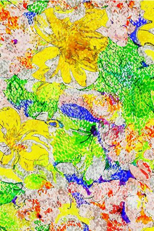 水彩印花华亿平台图片