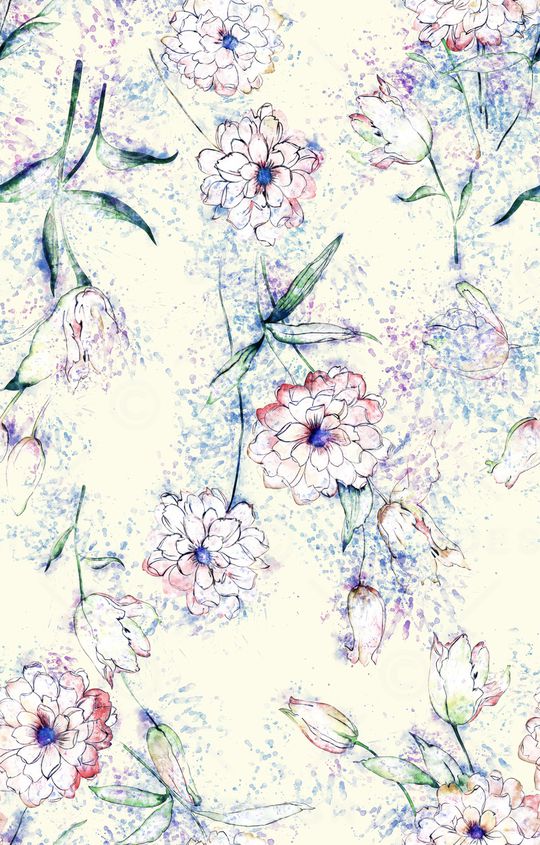 水彩印花华亿平台图片