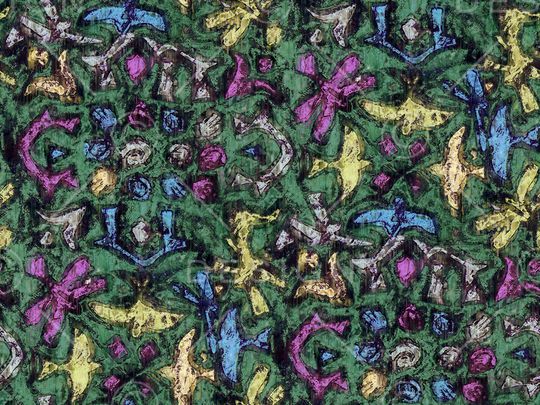 抽象印花华亿平台图片