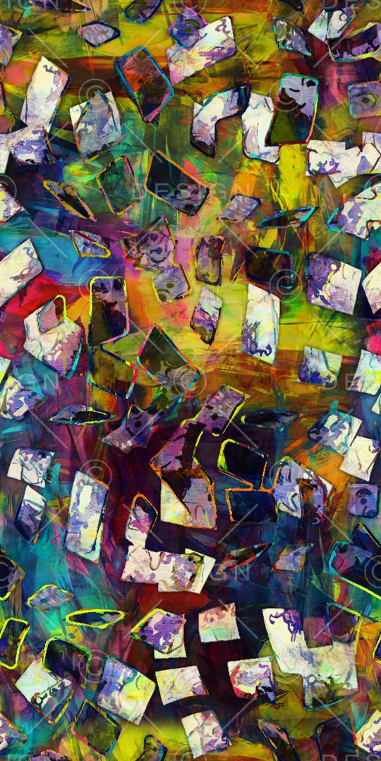 抽象印花华亿平台图片