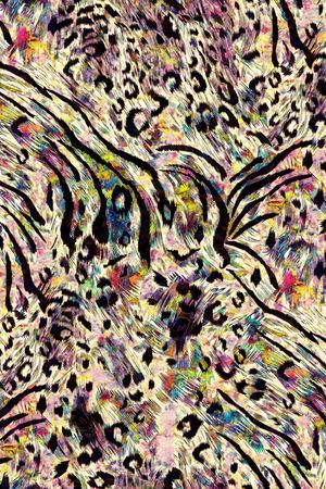 抽象印花华亿平台图片