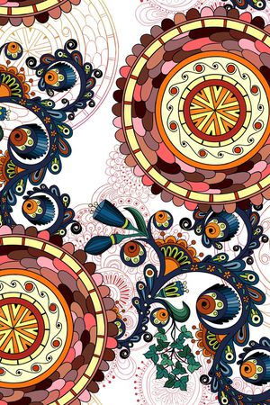 圆形印花华亿平台图片