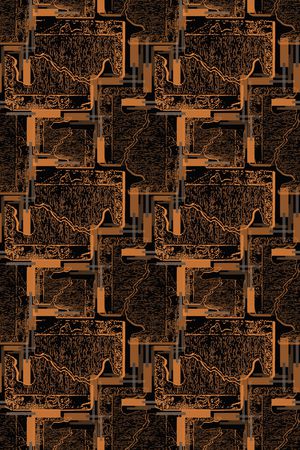 复古印花华亿平台图片