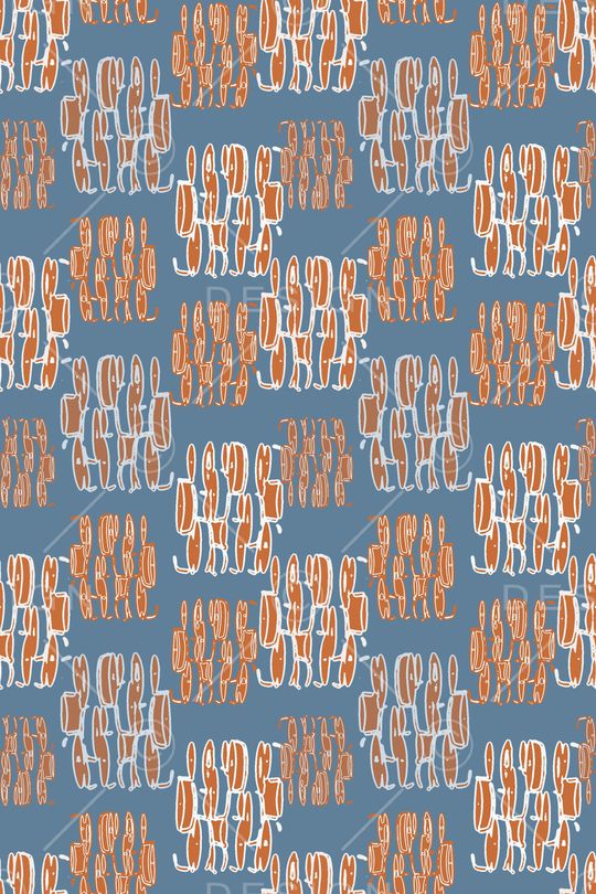 复古印花华亿平台图片