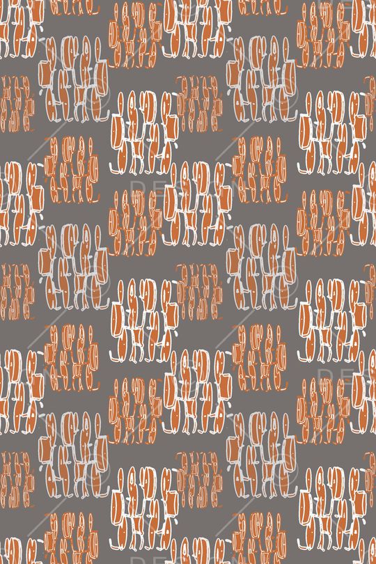 复古印花华亿平台图片