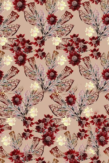 复古印花华亿平台图片