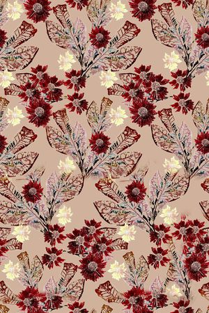 复古印花华亿平台图片