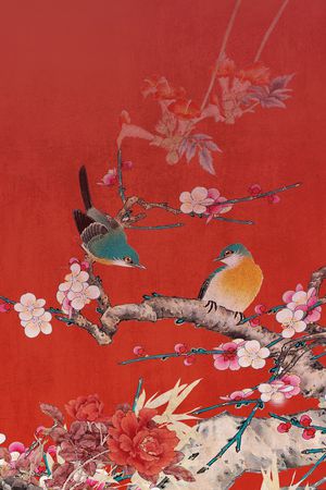 复古印花华亿平台图片