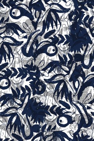 复古印花华亿平台图片