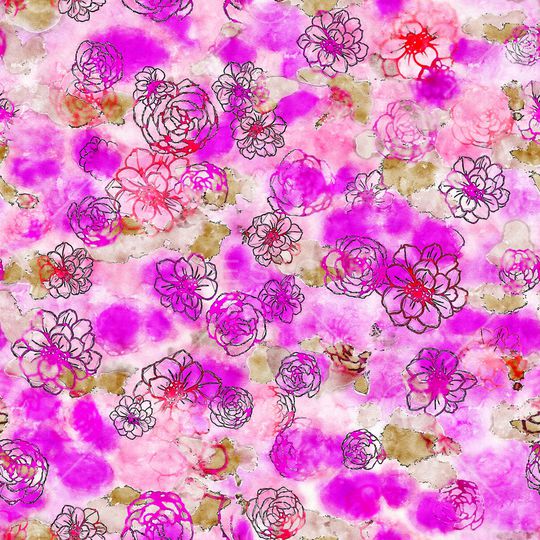 水彩印花华亿平台图片