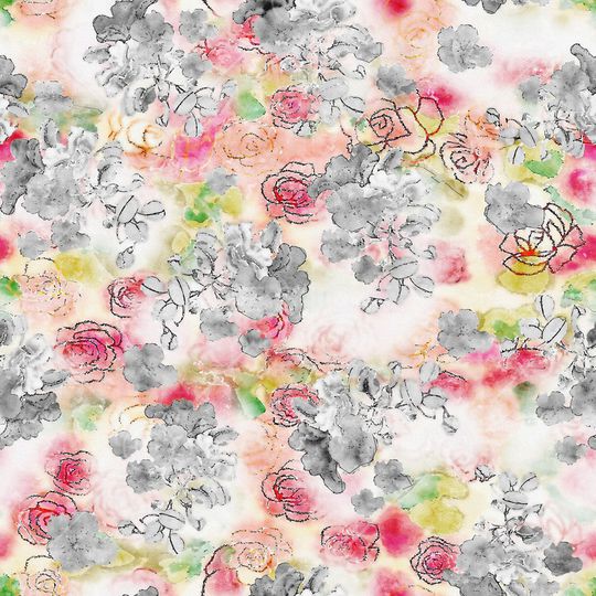 水彩印花华亿平台图片