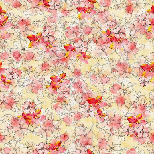 水彩印花华亿平台图片