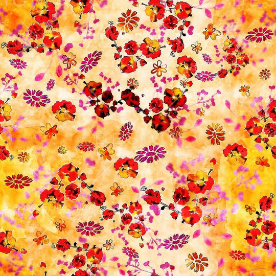 水彩印花华亿平台图片