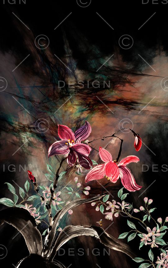 复古印花华亿平台图片