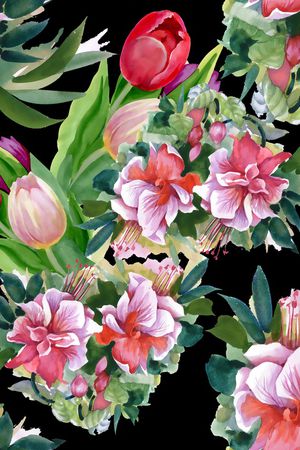 水彩印花华亿平台图片