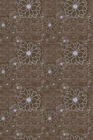 几何花卉印花华亿平台图片