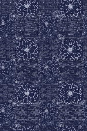 几何花卉印花华亿平台图片