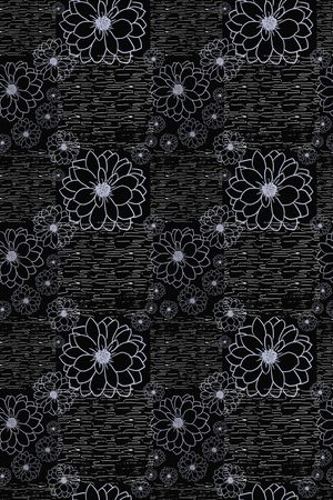 几何花卉印花华亿平台图片